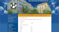 Desktop Screenshot of premiumreality.cz